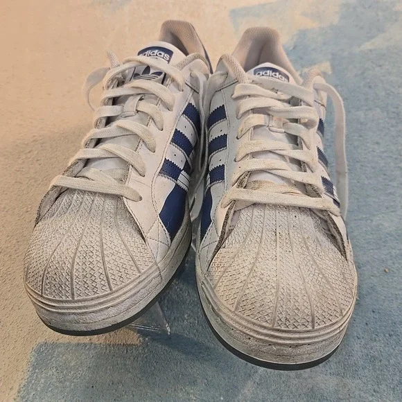 Adidas Superstar Ltd Ed Split Cloud Wht Crew Blue FX5532 Men 13 Shell Toes Shoes